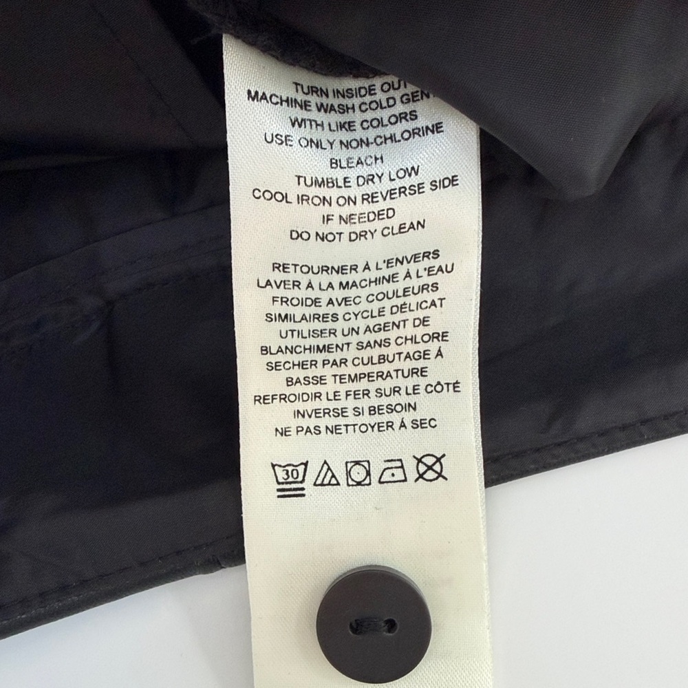 Anthropologie Maeve Faux Leather Black High-Waisted Taper Trousers Size 6 - Picture 11 of 11